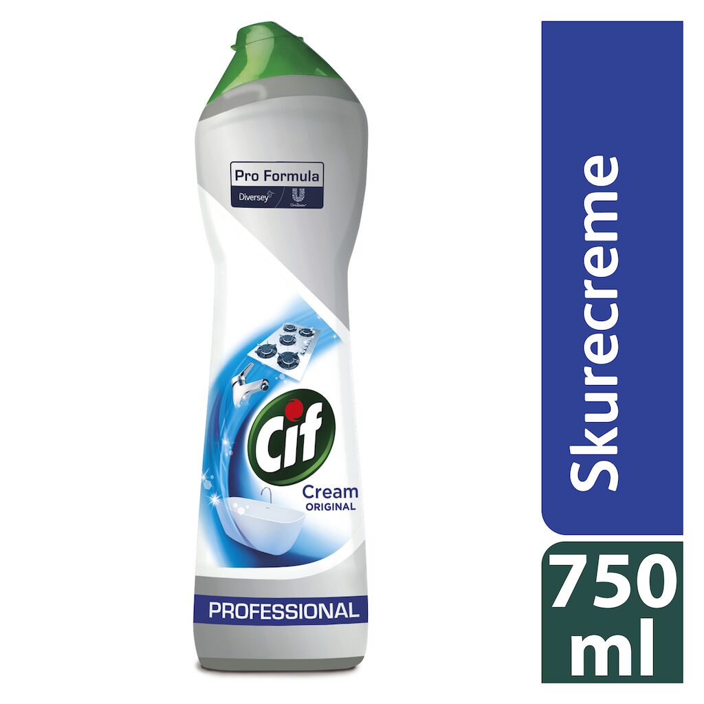 Cif Professional Cream 8x0.75L - Skurecreme med naturlige mikropartikler